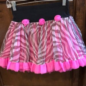 Jonah Michelle kids pink leopard skirt
